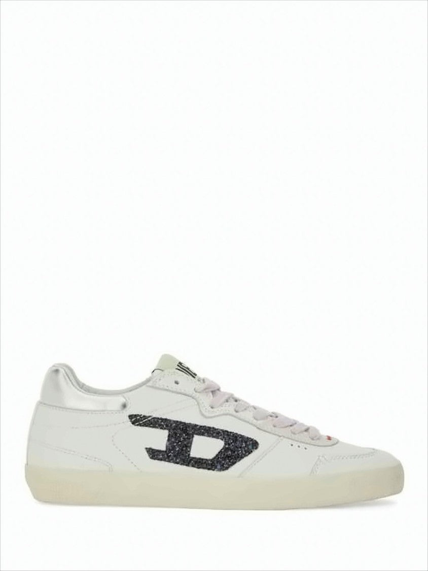 Diesel Smooth Calf Leather Low-Top Sneakers