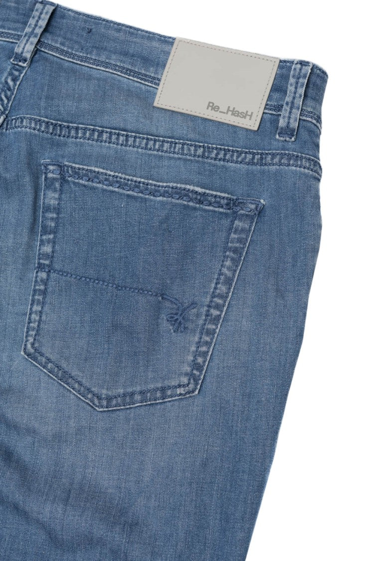 Rehash Rubens-Z Straight-Leg Five-Pocket Denim Jeans