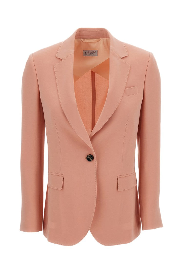 Alberto Biani Single-Breasted Cady Blazer