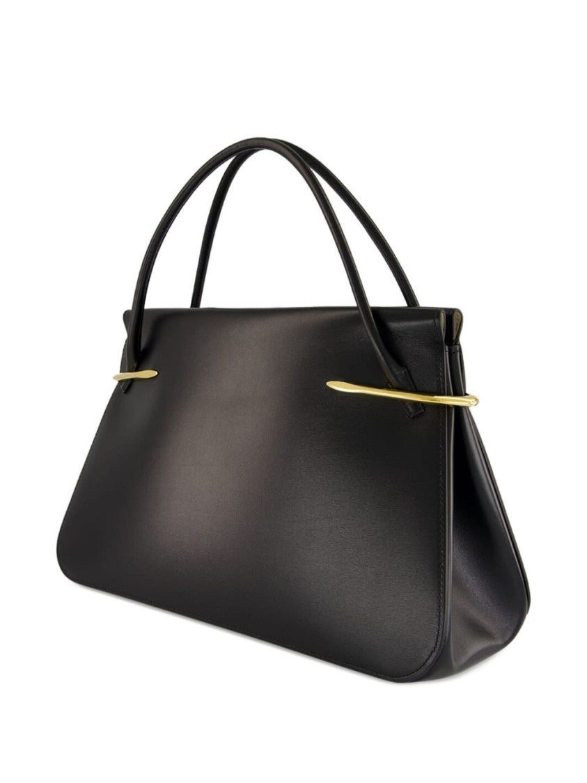 Givenchy Black Structured Trapezoidal Gold Hardware Bag
