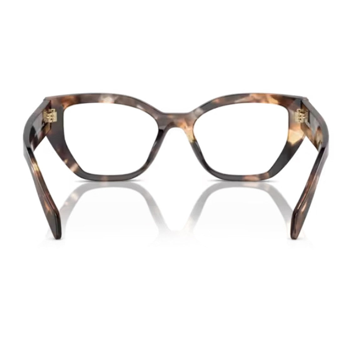 Prada Caramel Tortoiseshell Pr A16v Cat-Eye Eyeglasses