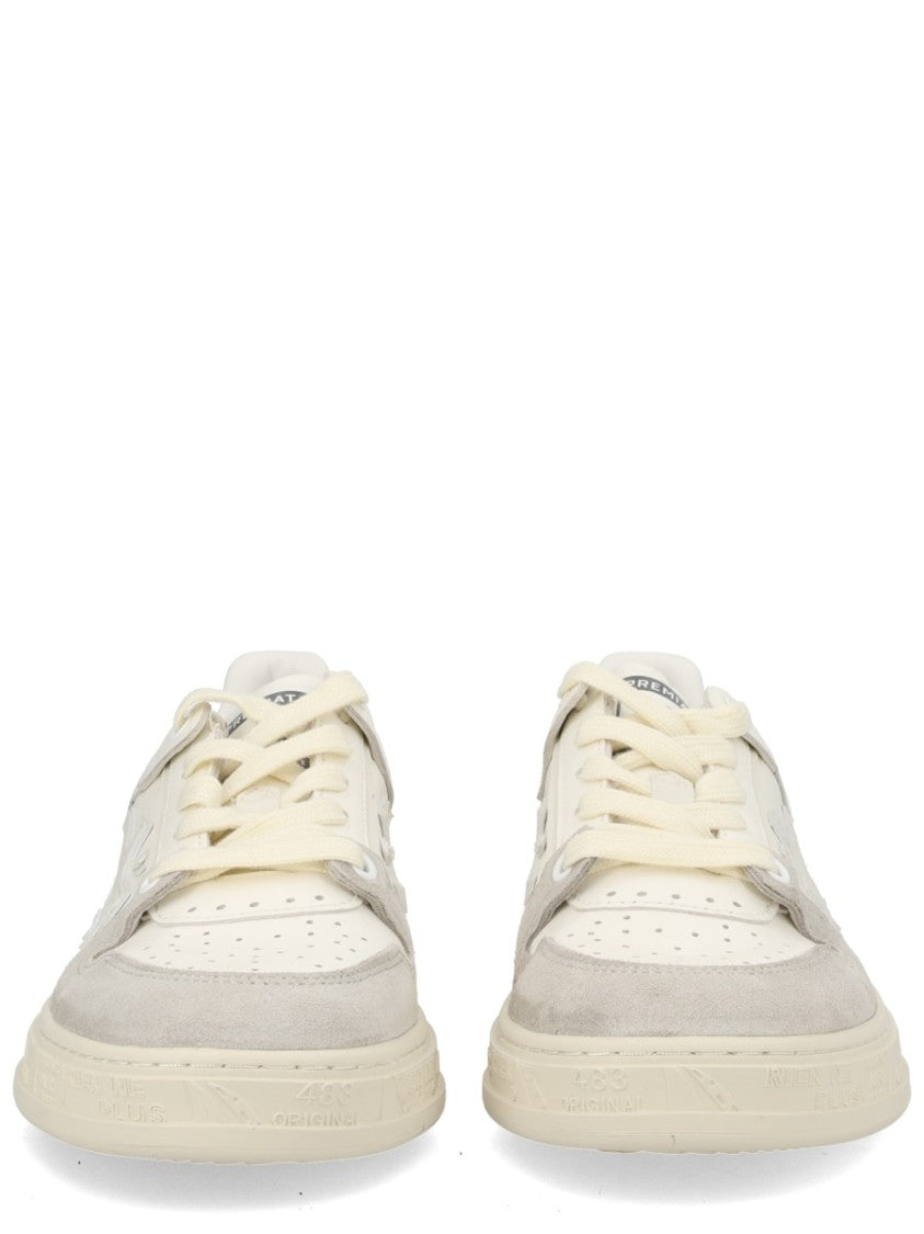 Premiata Quinnd 8214 Goat Leather Sneakers