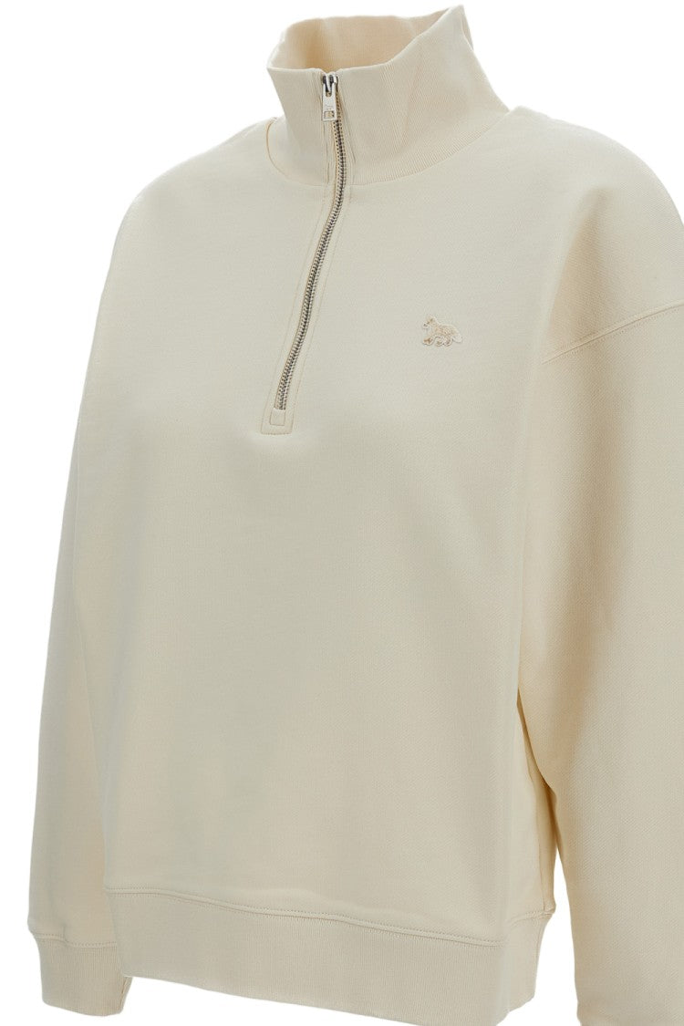 Maison Kitsuné Baby Fox Half-Zip Sweatshirt
