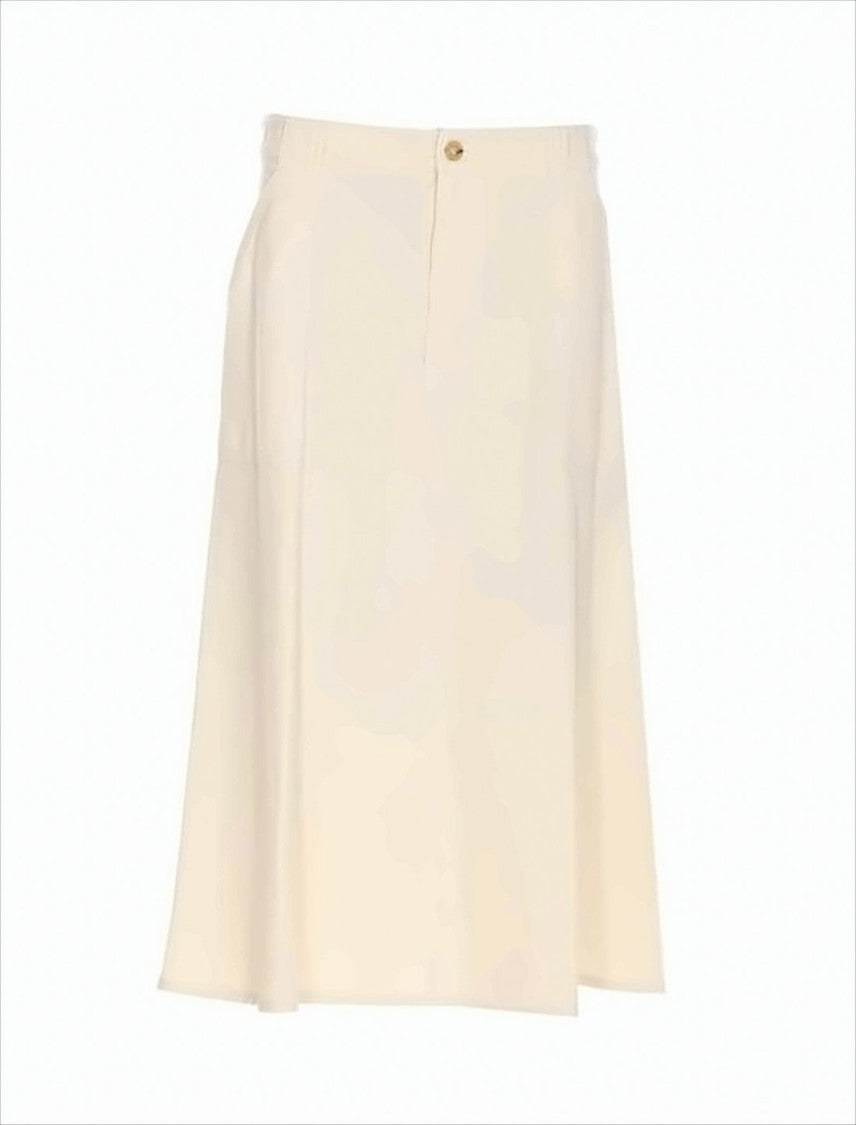 A.P.C. High-Waisted Midi Skirt With Button Closure