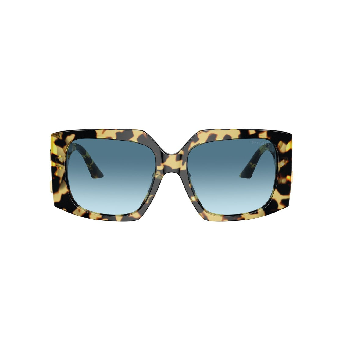Jimmy Choo 0Jc5006u Oversized Tortoiseshell Square Frame Sunglasses