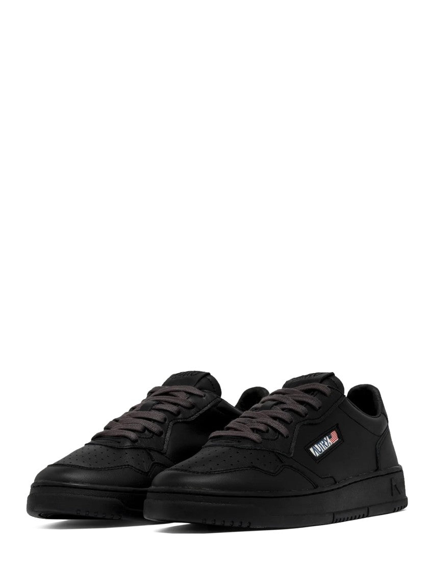 Autry Low-Top Sneakers In Smooth Goat Leather With Minimalist Design