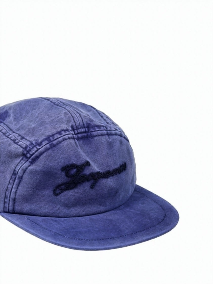 Jacquemus Washed Cotton Five-Panel Cap With Embroidered Logo