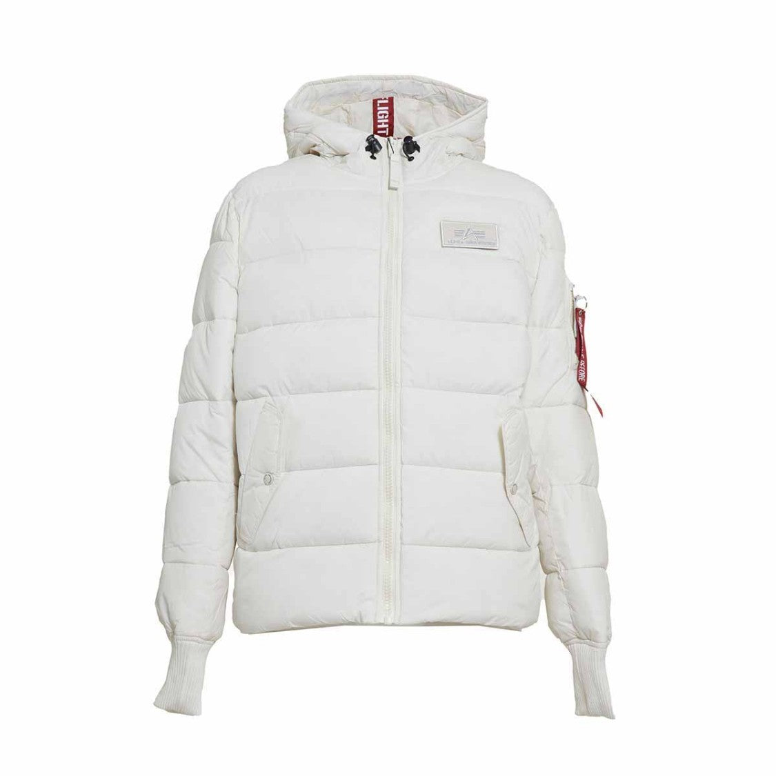 Alpha Industries Short White Puffer Jacket