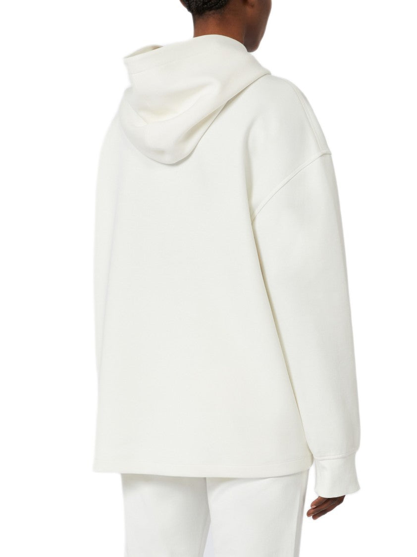 Max Mara Oversized Technical Cotton Jersey Hoodie