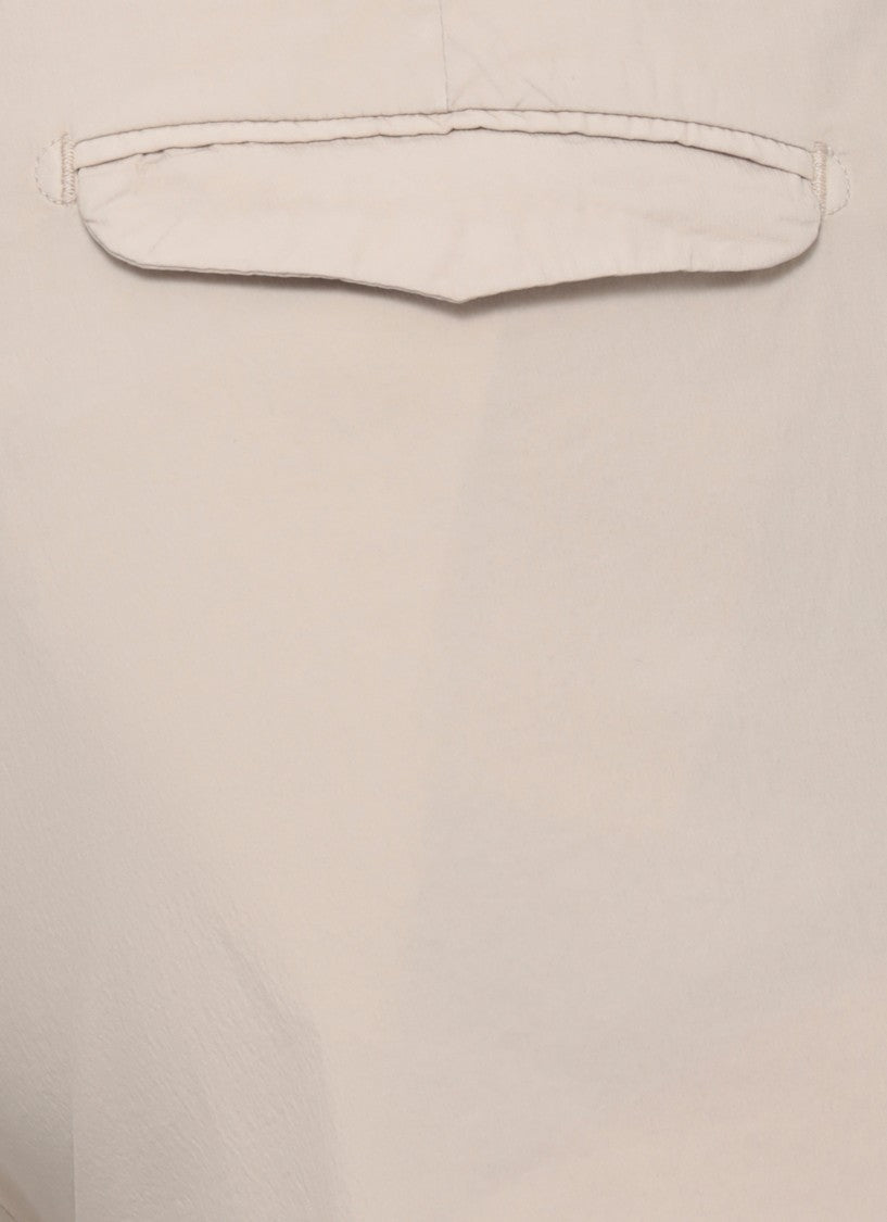 Briglia 1949 Beige Bg21 Flap Pockets Straight-Leg Pants