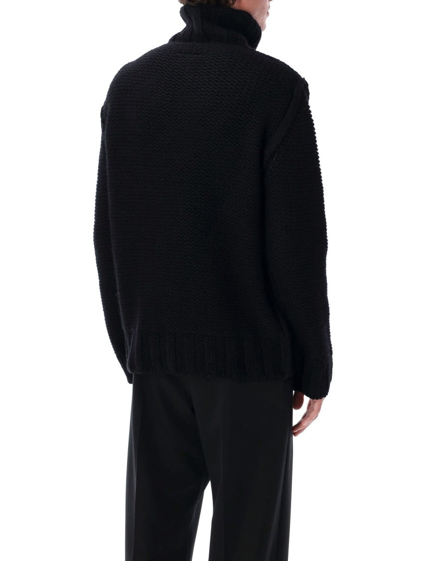 Mm6 By Maison Margiela High Neck Sweater