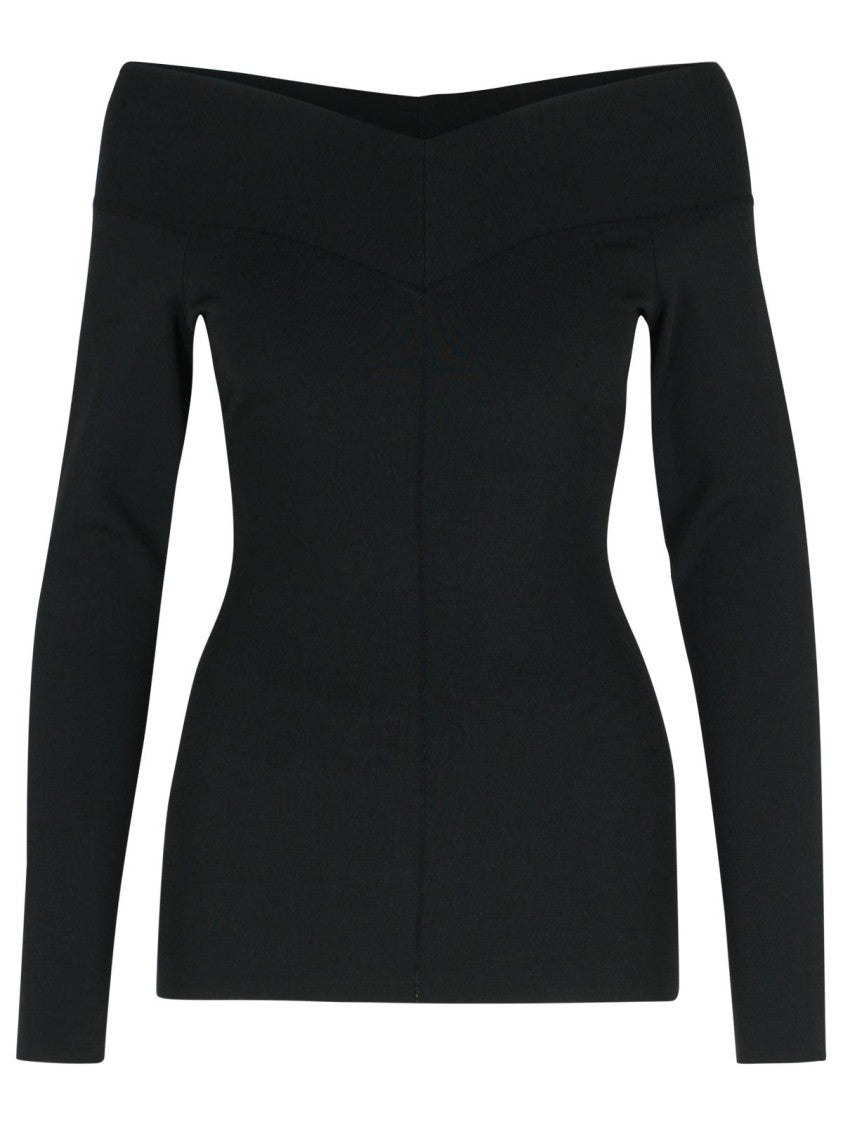 Stella Mccartney Black Viscose Blend Top