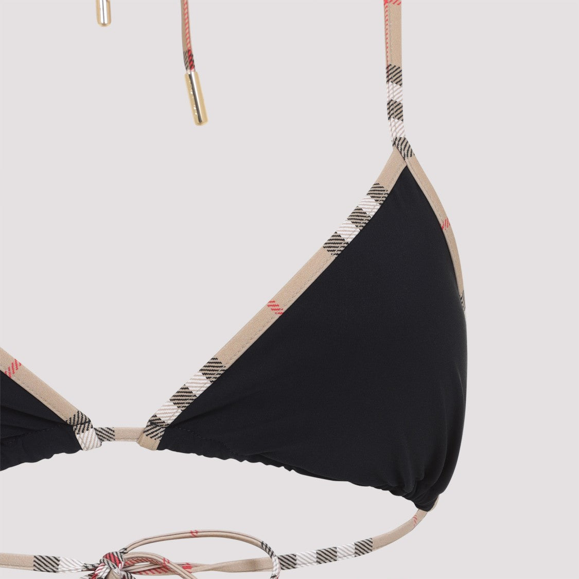 Burberry Black Bikini With Triangle Top