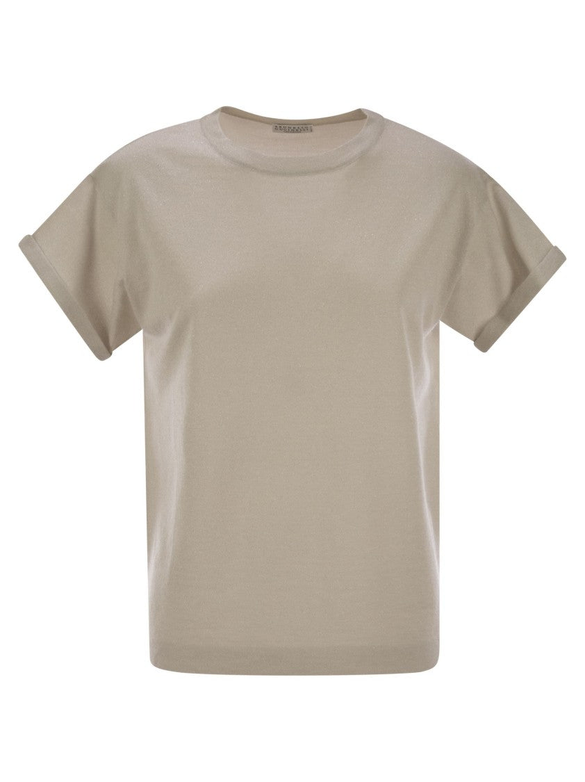 Brunello Cucinelli Sparkling Lightweight Cashmere And Silk Sweater