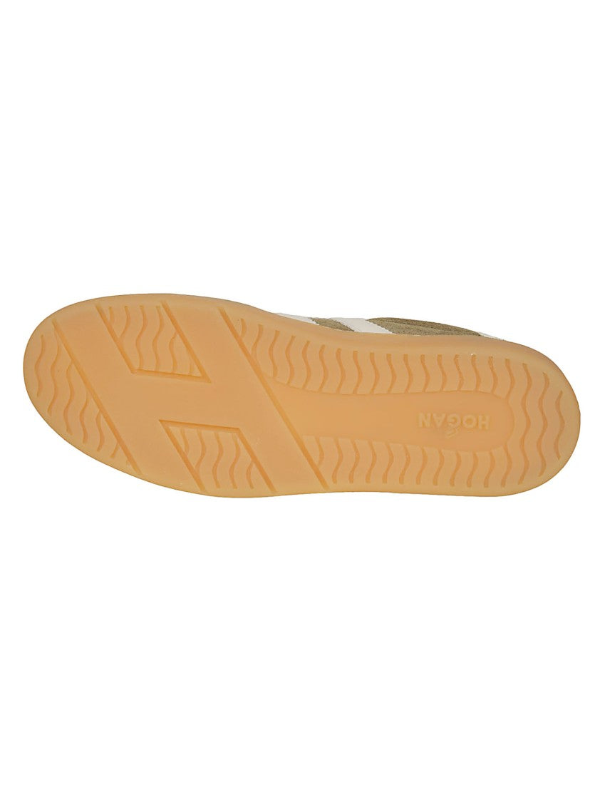 Hogan Brown Cool Calf Leather Sneakers