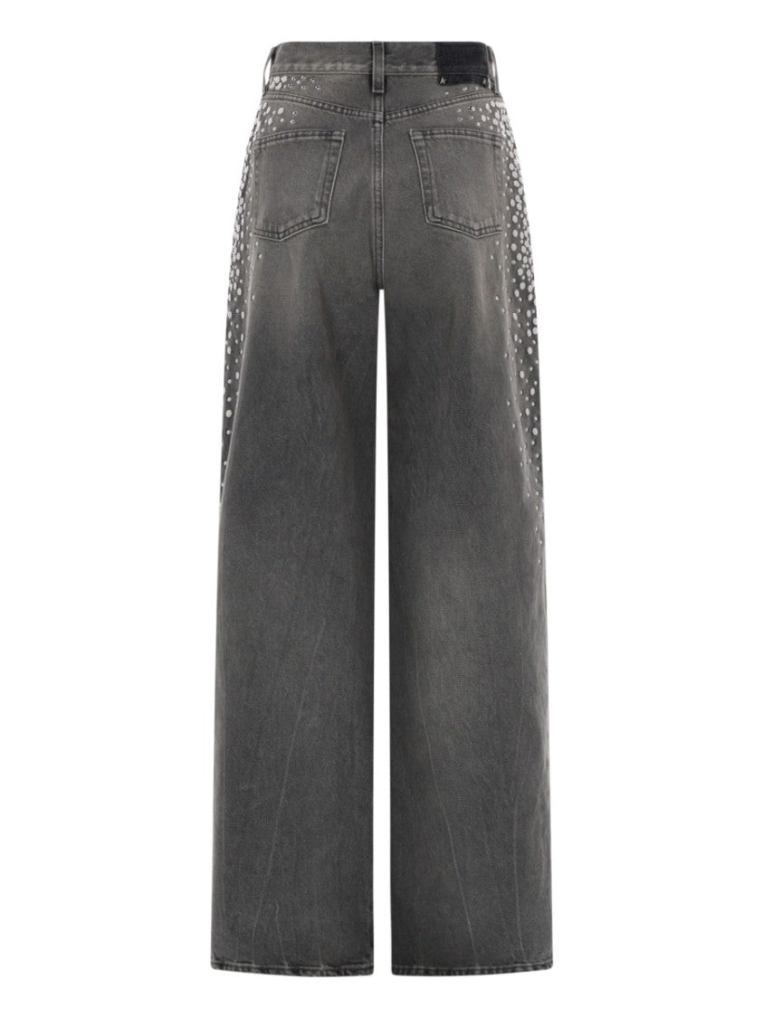 Golden Goose Melody Boyfriend Distressed Studded Jeans