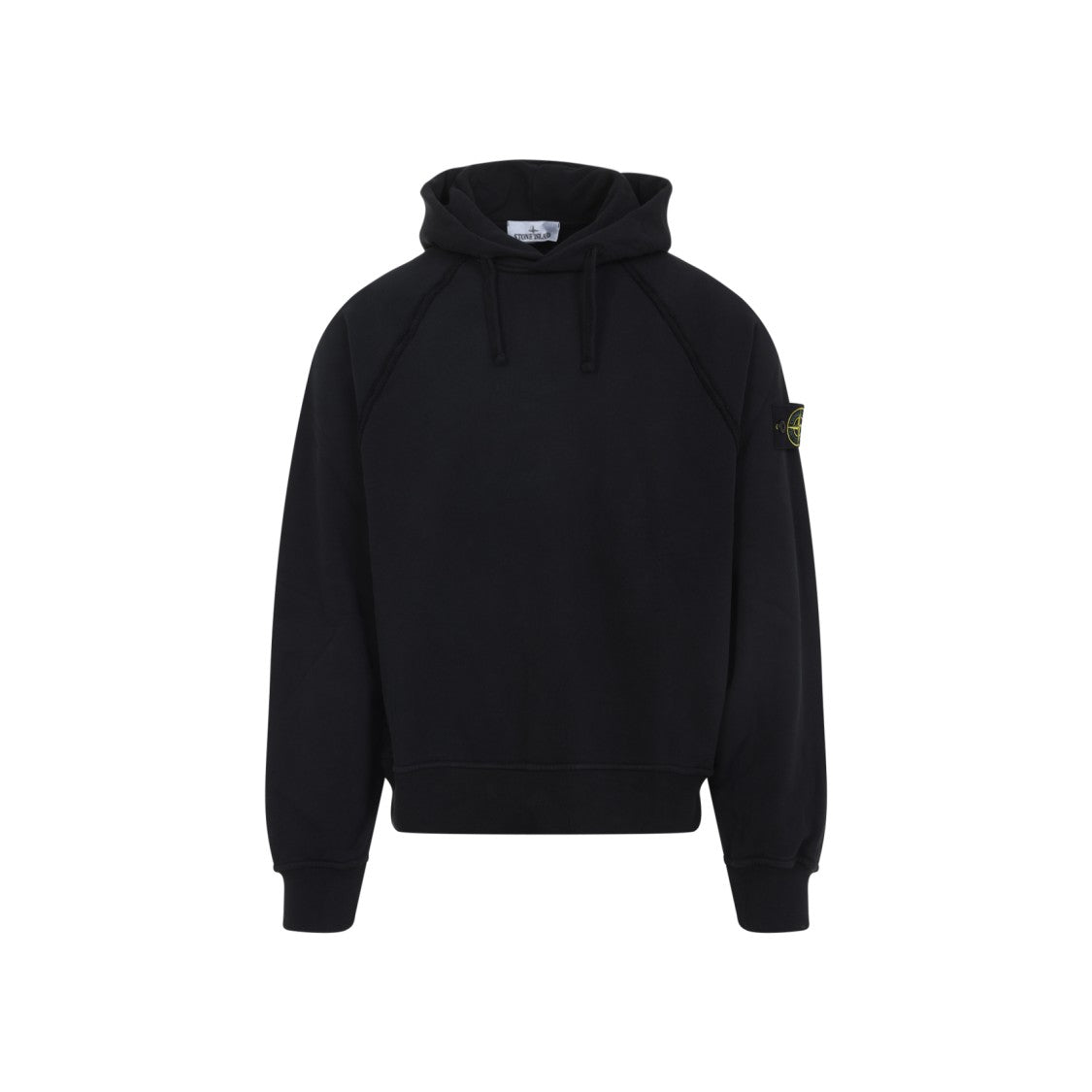 Stone Island Brushed Cotton Fleece Oversized Sweatshirt