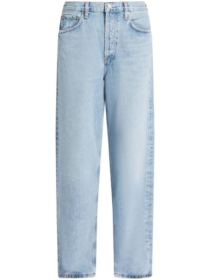 Agolde Light Blue Straight-Leg Jeans