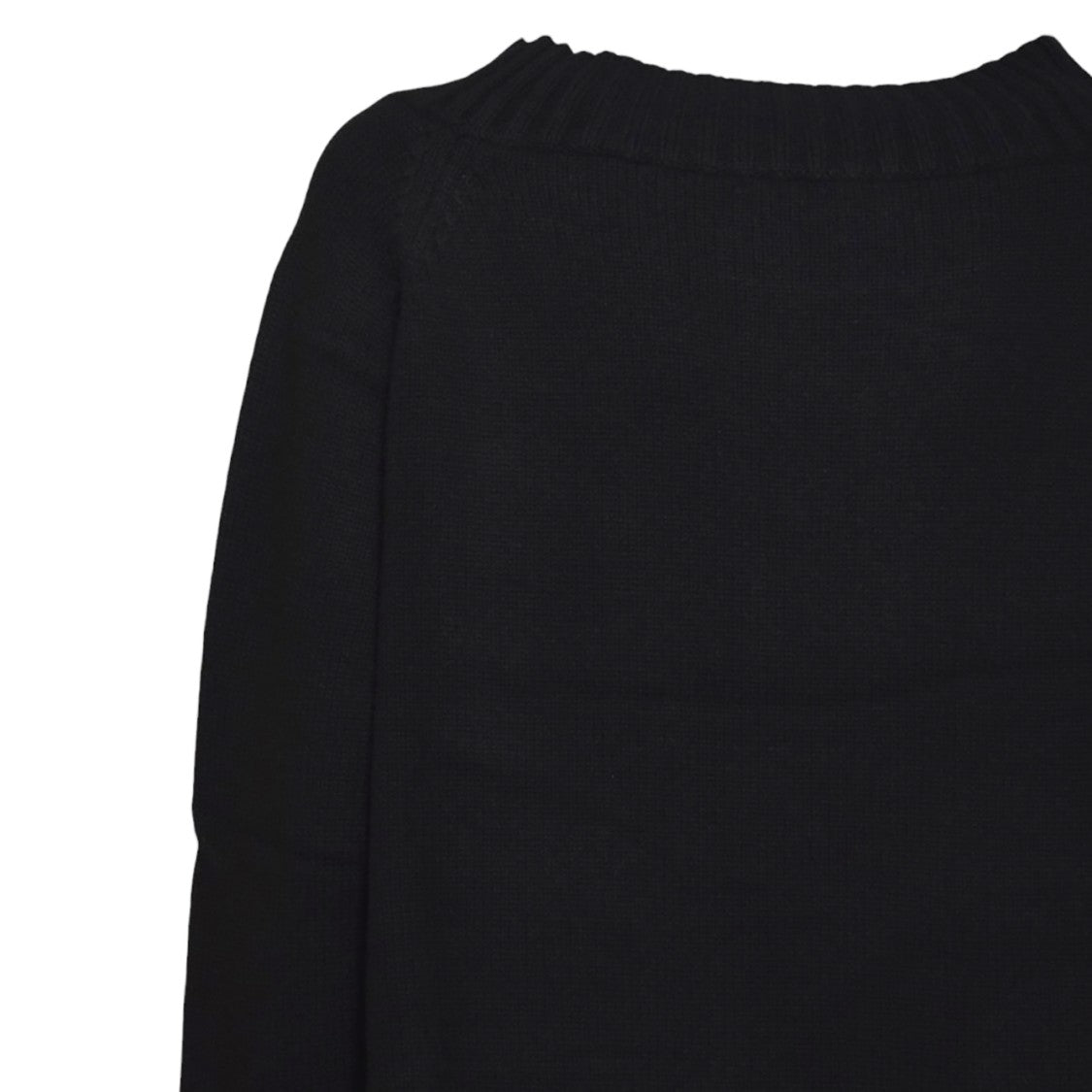 Max Mara Radames Off-Shoulder Sweater In Black Wool And Cashmere