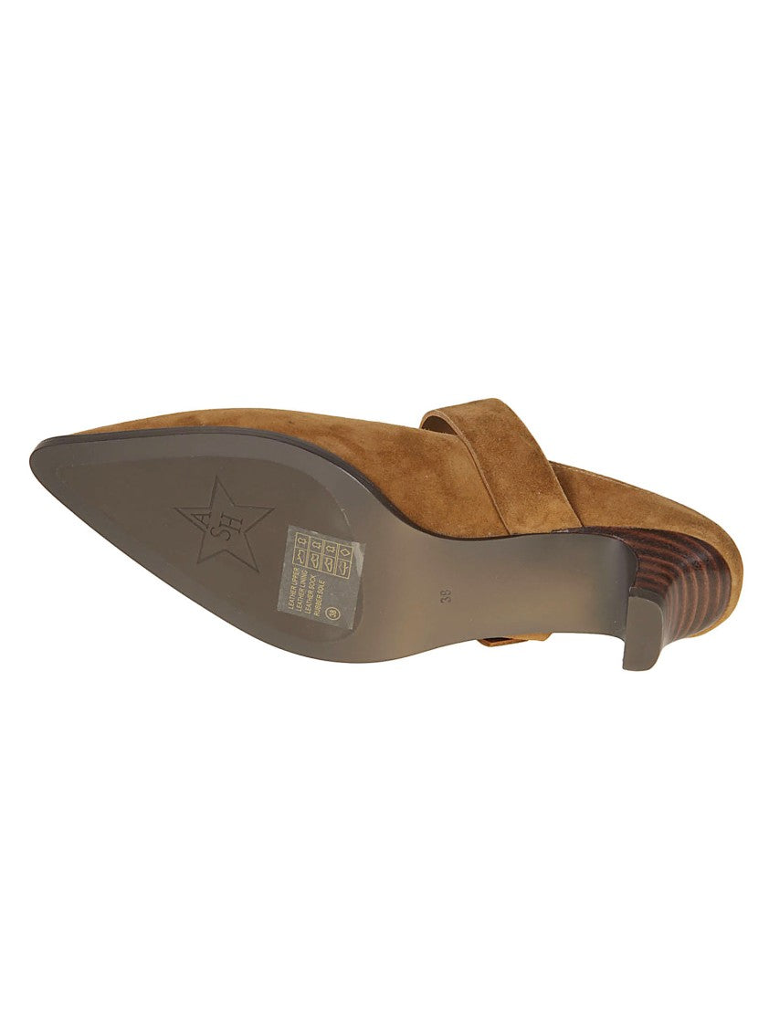 Ash Tessa Pointed Toe Suede Mules