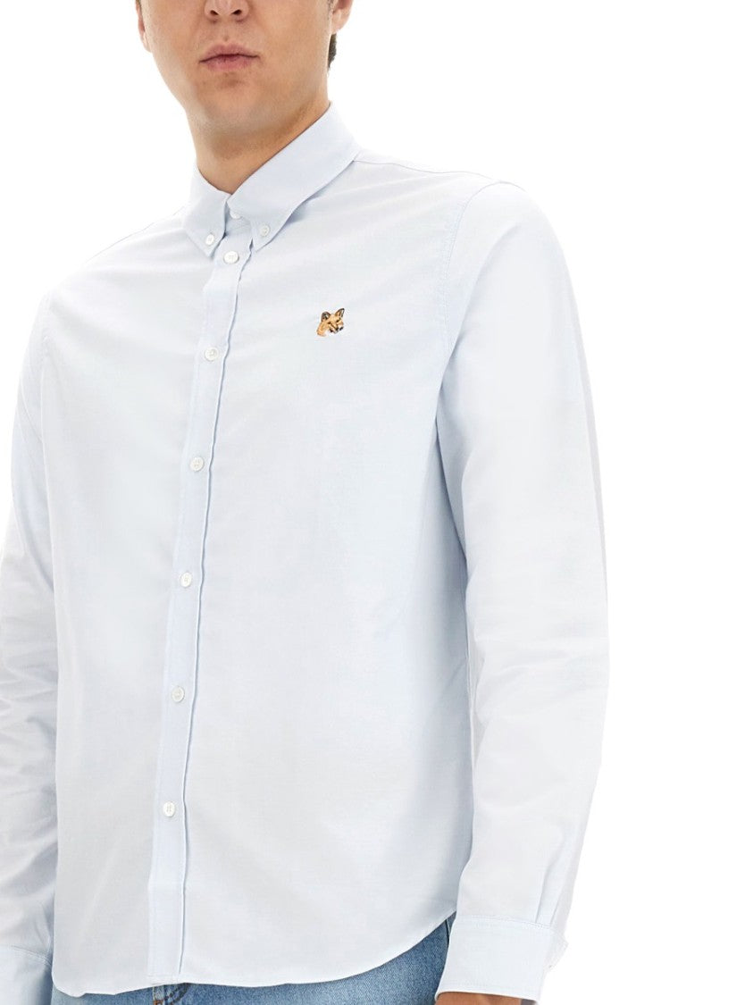 Maison Kitsuné Button-Up Shirt With Crisp Collar