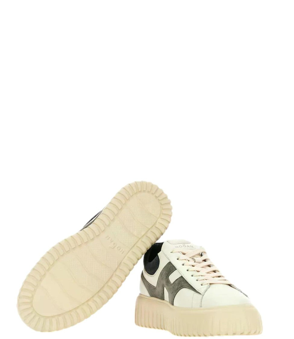 Hogan Suede Chunky Sole Low-Top Sneakers