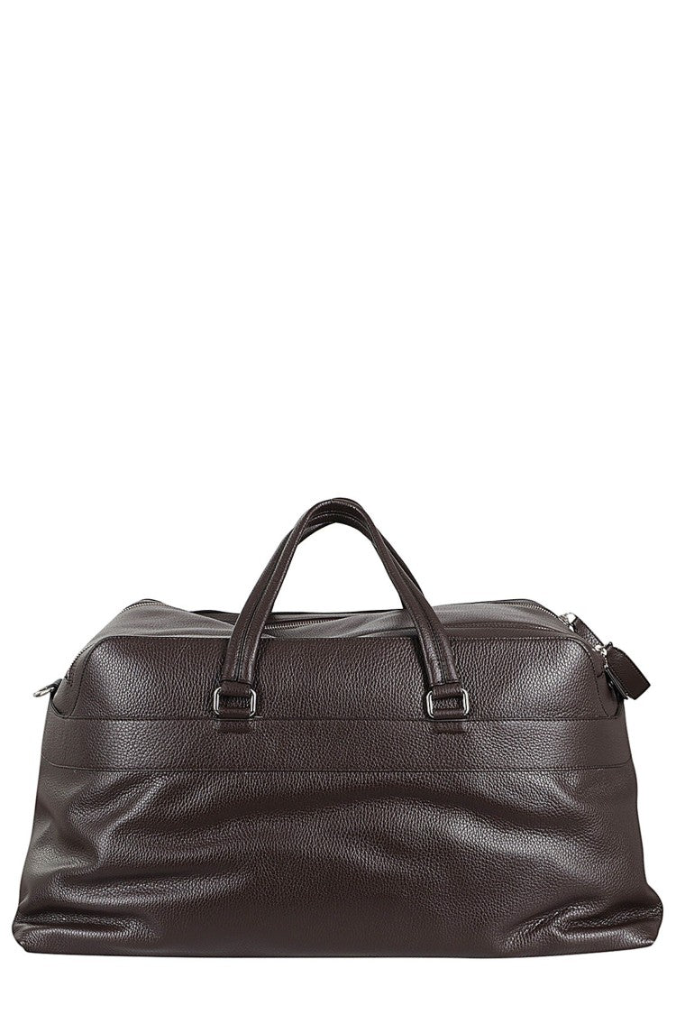 Orciani Micron Leather Shoulder Bag