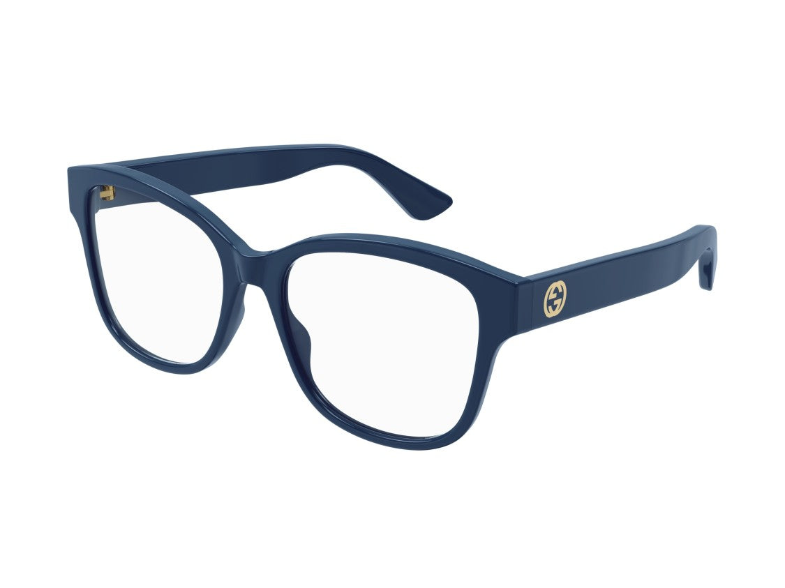 Gucci Gold Gg1340o Black Square Eyeglasses