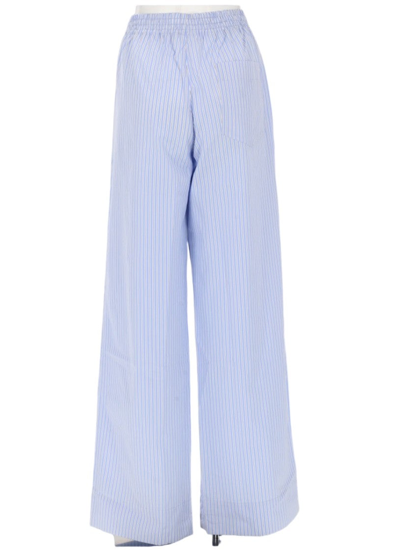 A.P.C. Louise Wide-Leg Vertical Stripes Pants