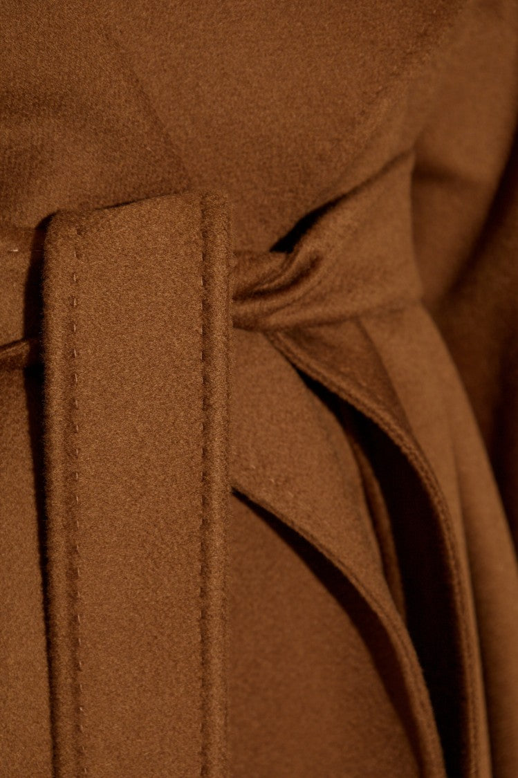 Max Mara Ocroma' Cashmere Coat With Hood