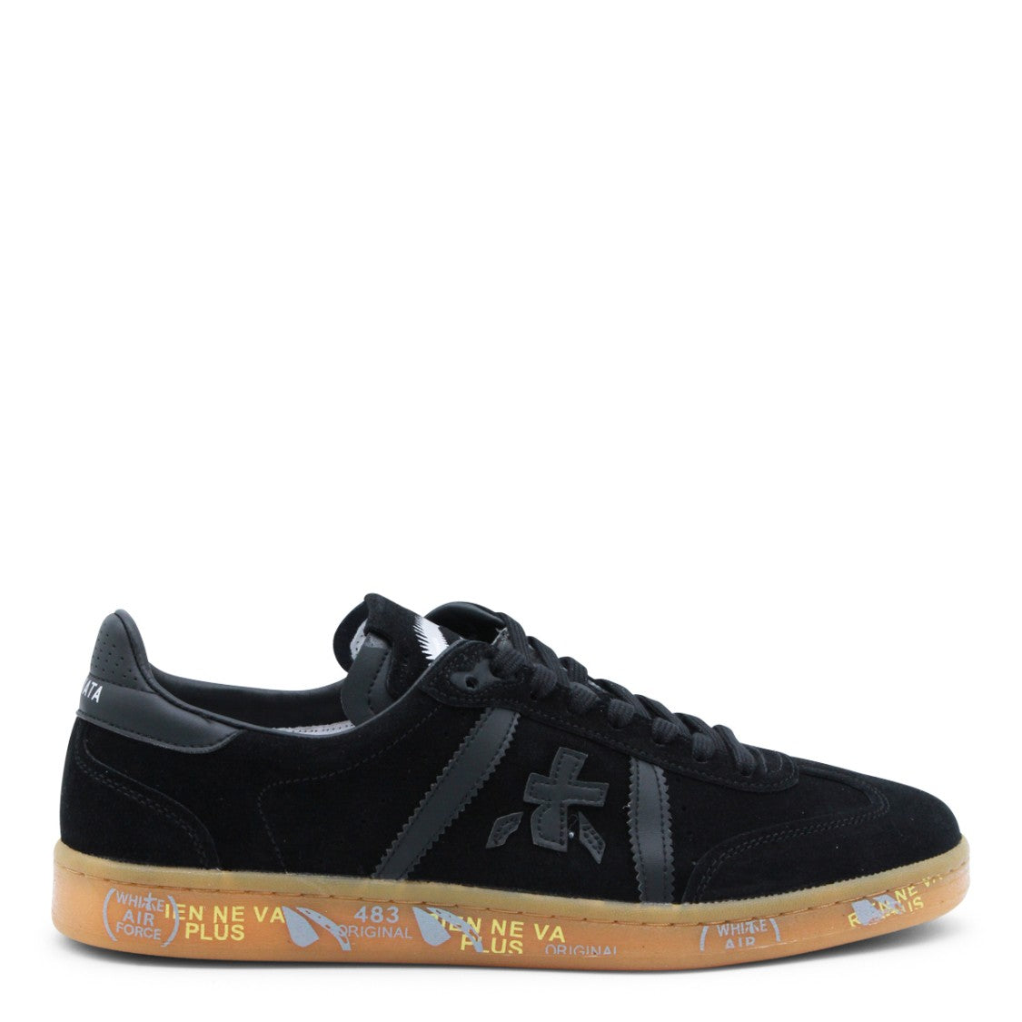 Premiata Black Leather Bonnie Sneakers