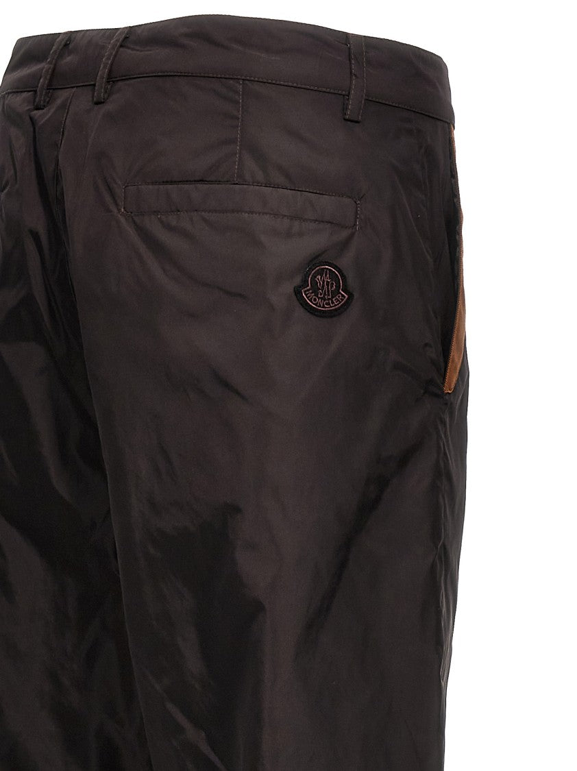 Moncler Nylon Pants With Contrast Band
