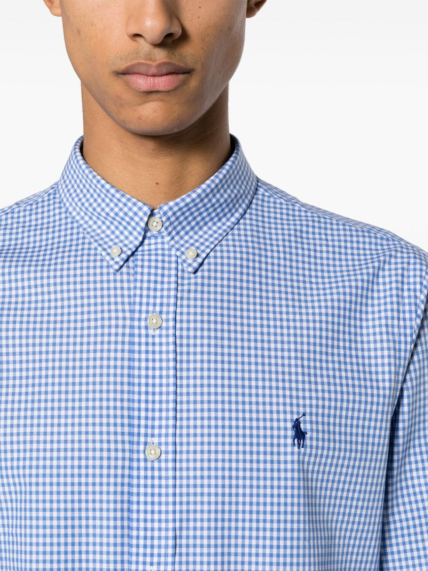 Polo Ralph Lauren Long-Sleeve Button-Up Shirt With Checkered Pattern