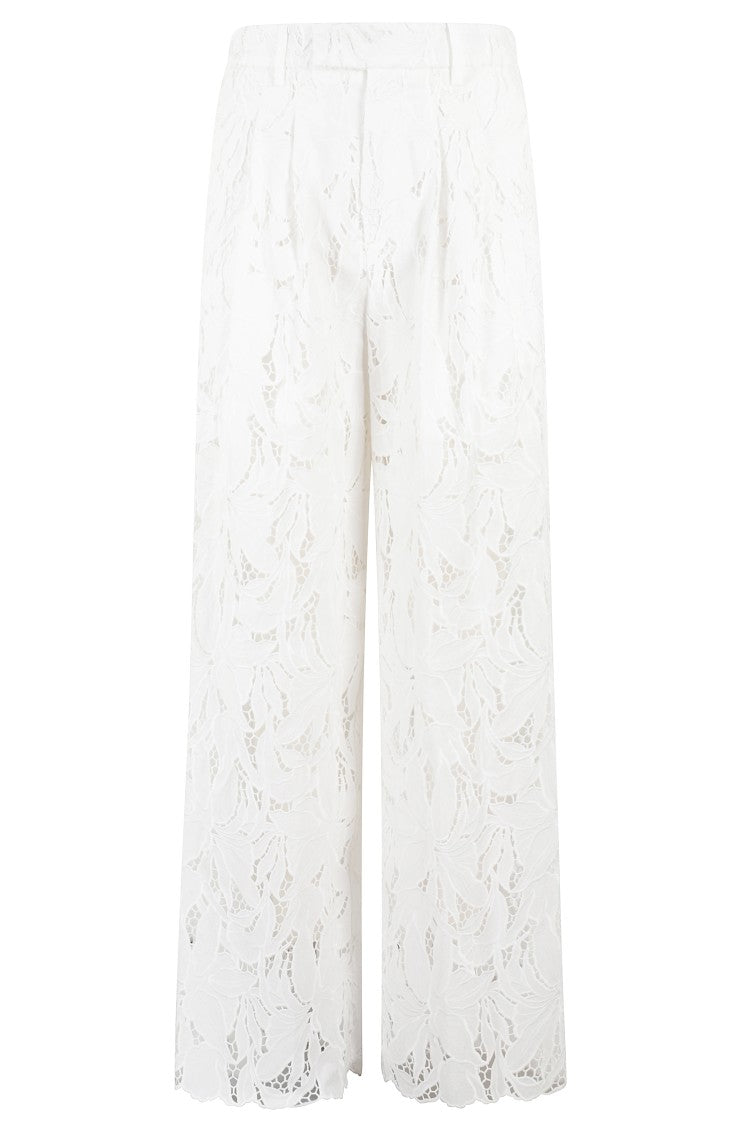 Isabelle Blanche Lace Culotte Pants