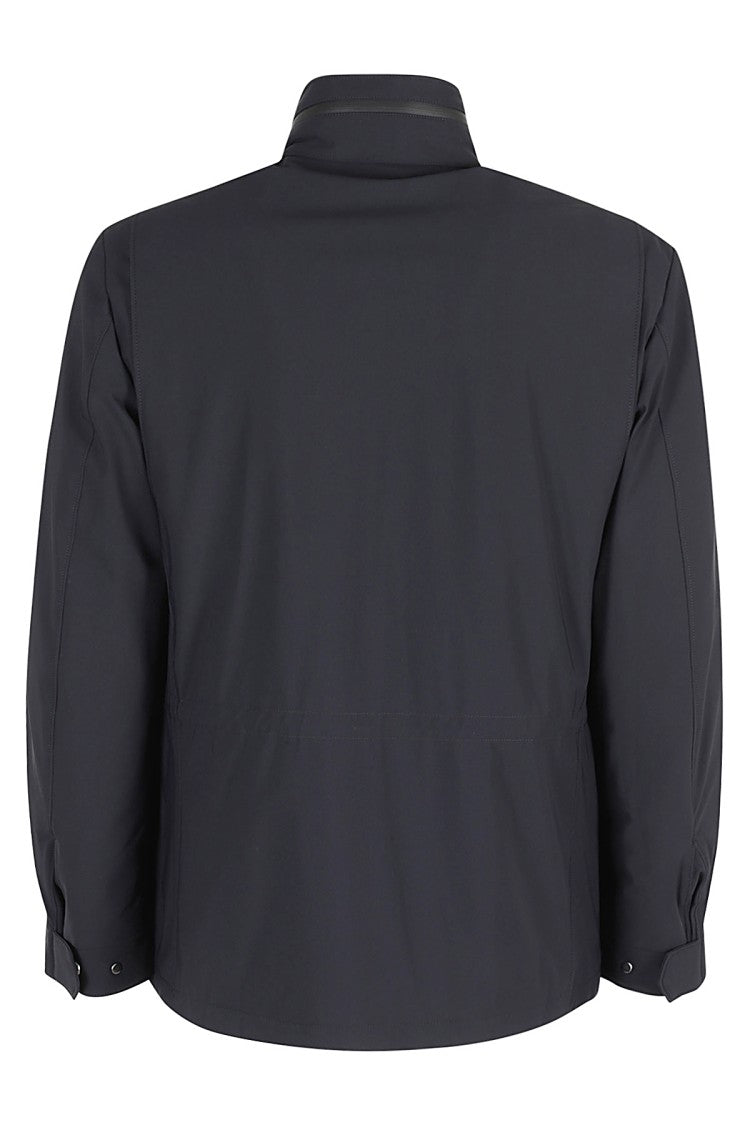 Duno Water-Repellent Microfiber Field Jacket With High Collar
