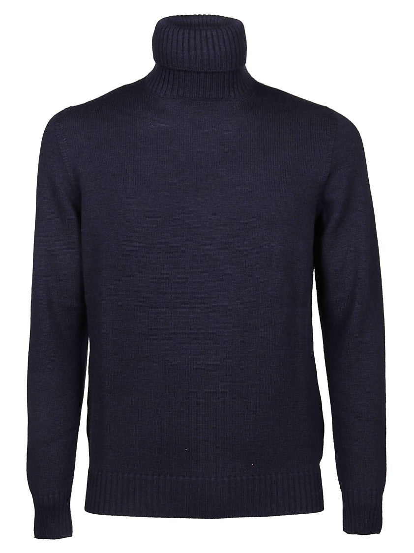 Drumohr Rasato Tubico Merino Turtleneck Sweater