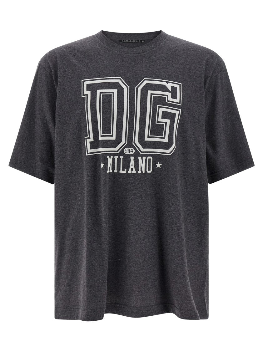 Dolce & Gabbana Flocked Print T-Shirt