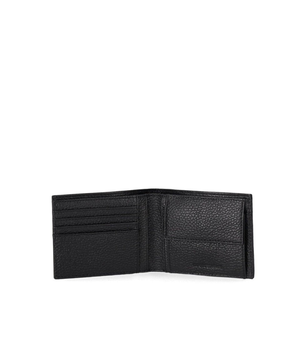 Emporio Armani Black Wallet+Card Holder Set