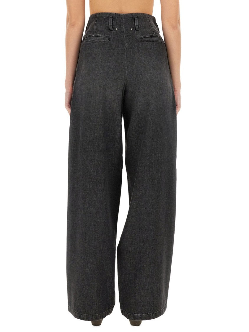 Golden Goose High-Waisted Wide-Leg Jeans