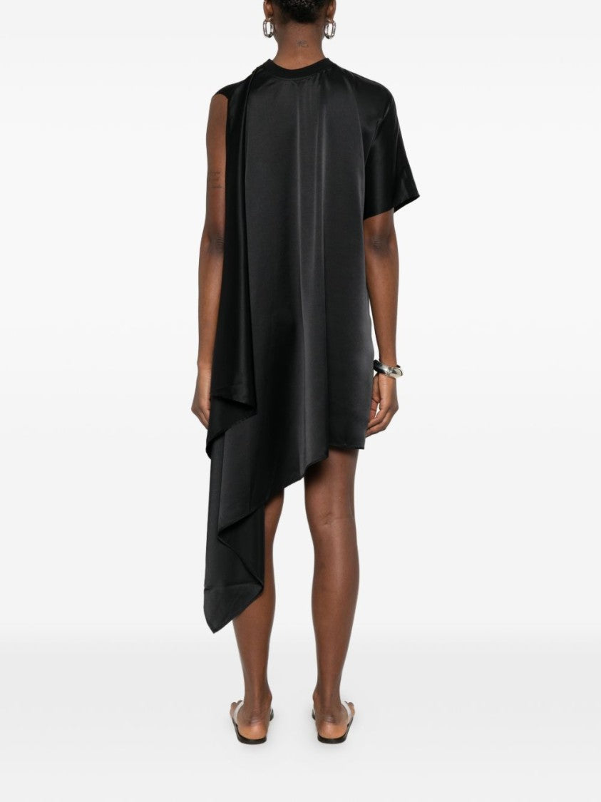 Coperni Asymmetric Draped Mini Dress