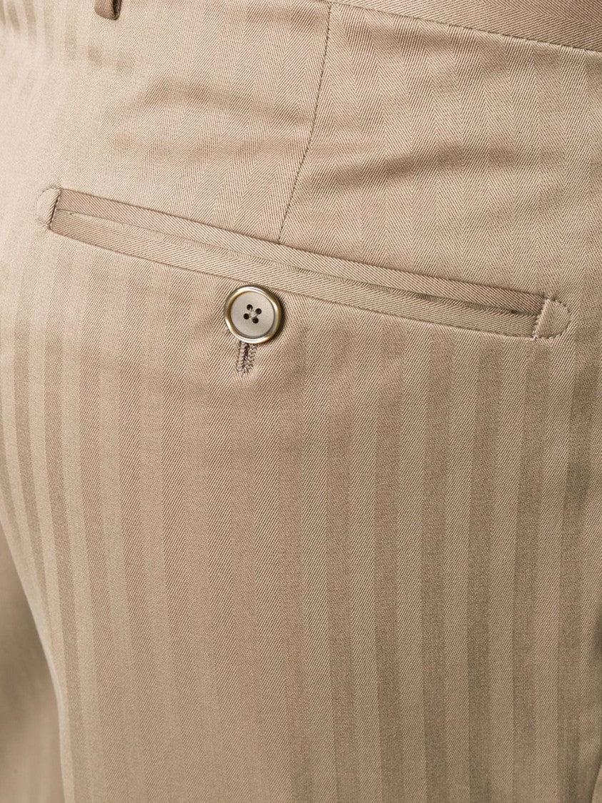 Tagliatore Beige Two-Piece Suit With Classic Fit