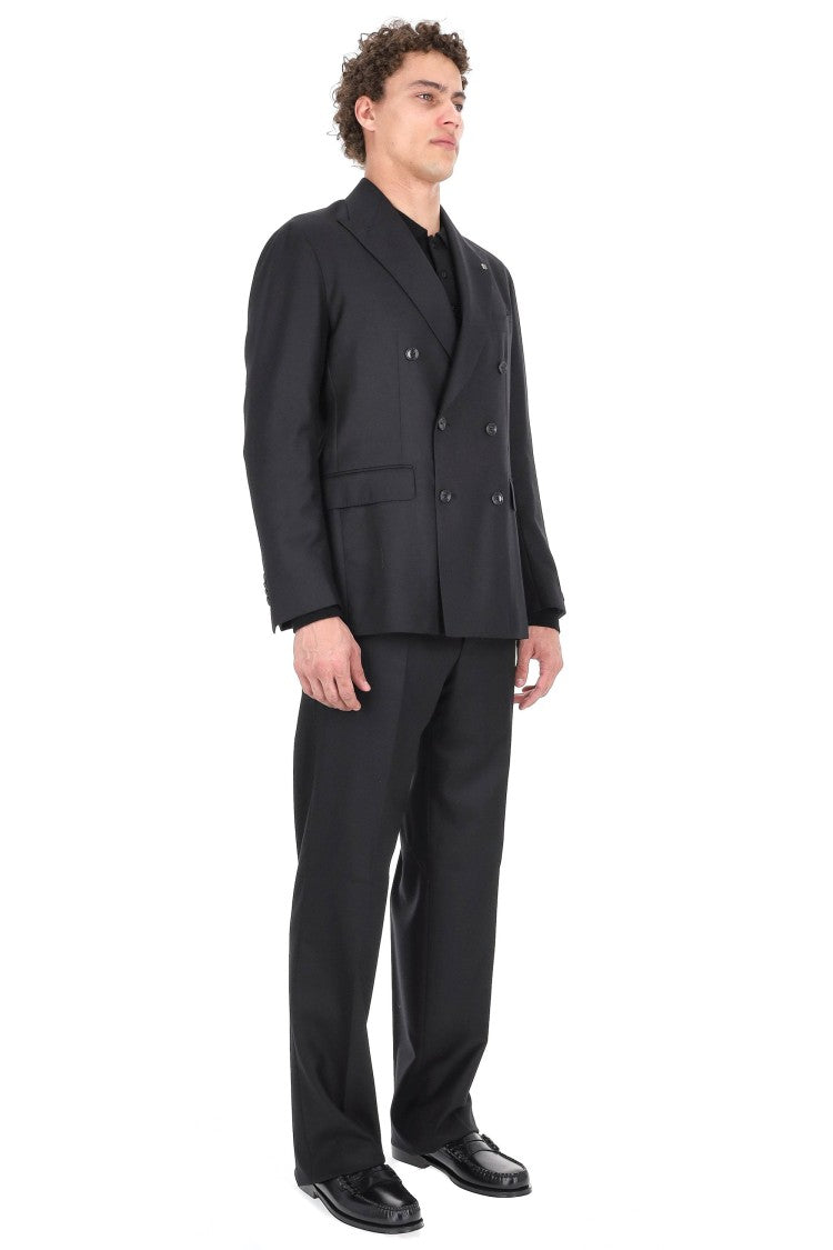 Tagliatore New York Model Super 120’S Wool Double-Breasted Dress