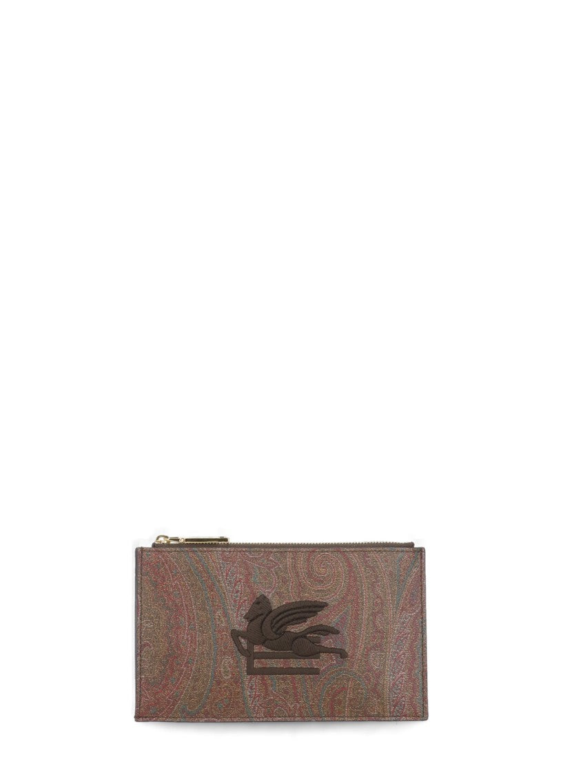 Etro Paisley Pochette With Pegaso Logo