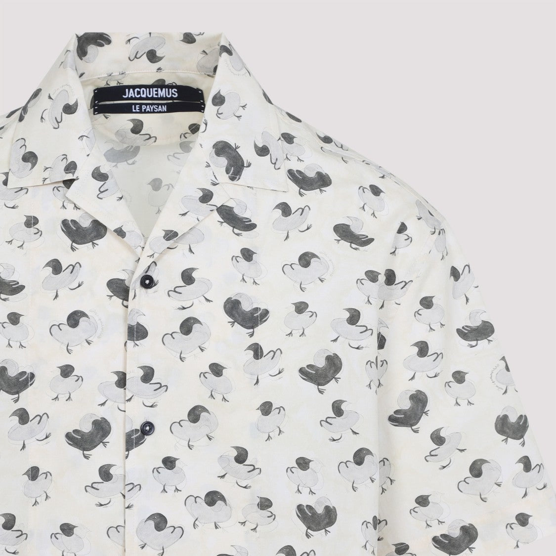 Jacquemus Abstract Print Short-Sleeve Shirt
