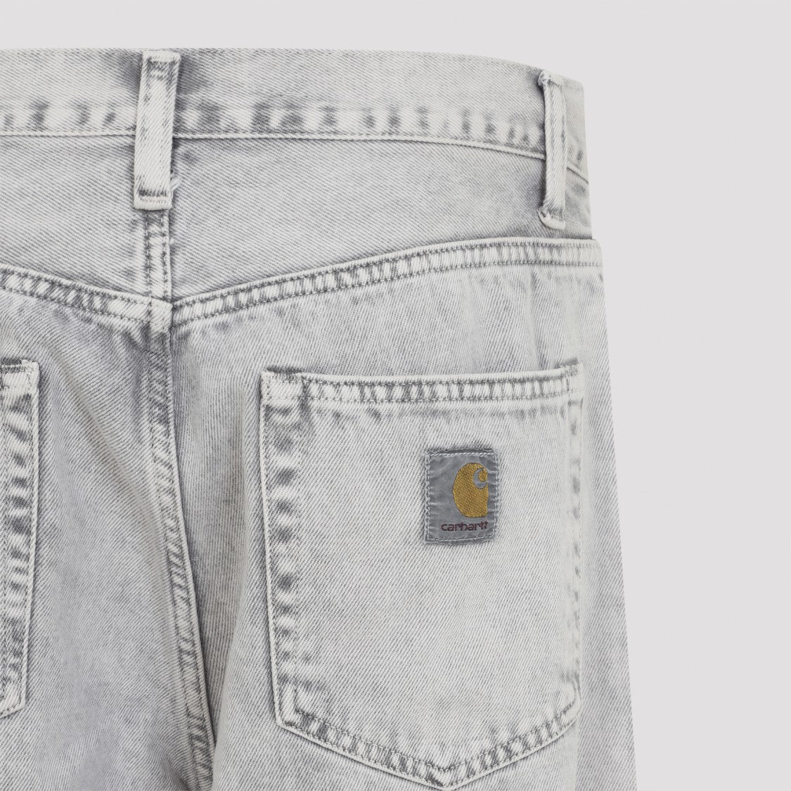 Carhartt Wip Light Grey Straight-Leg Trousers