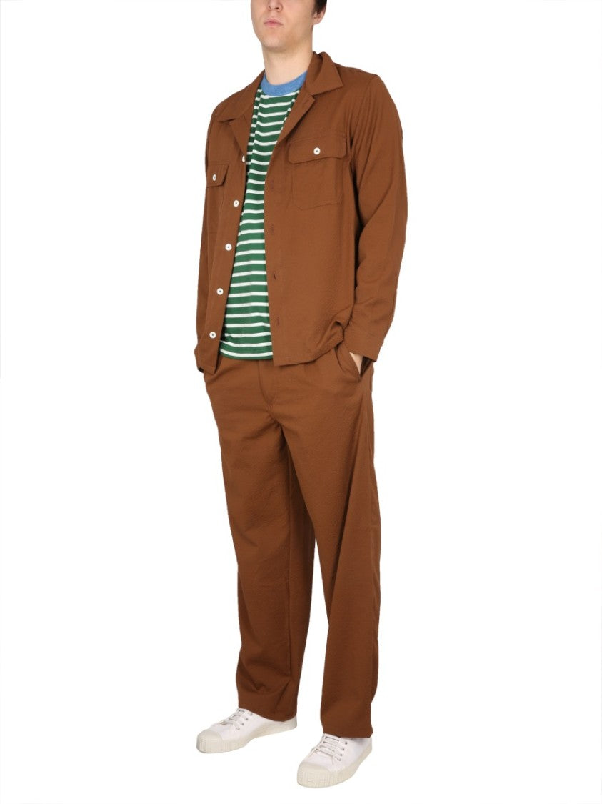 Howlin Bowling Neck Cotton Shirt