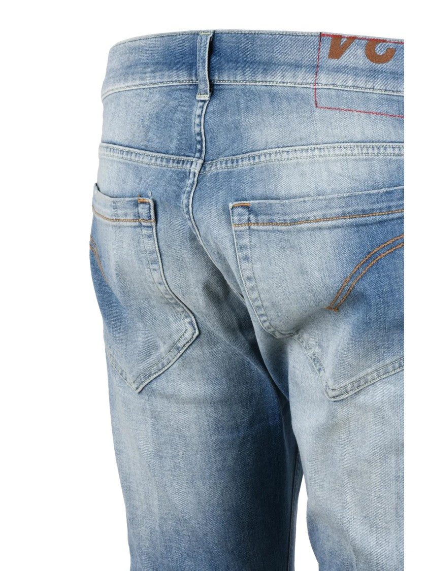 Dondup Light Blue George Faded Skinny-Leg Jeans
