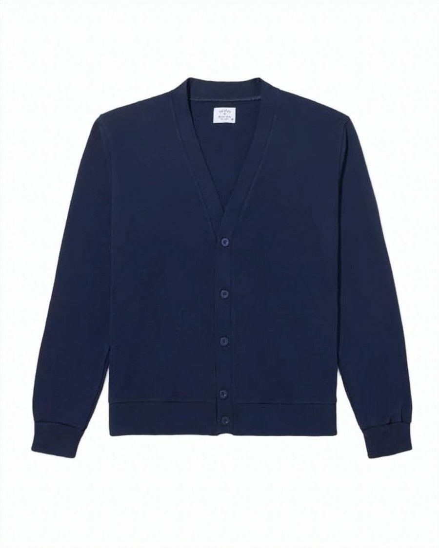 A.P.C. Deep V-Neck Cotton Cardigan With Button-Down Front