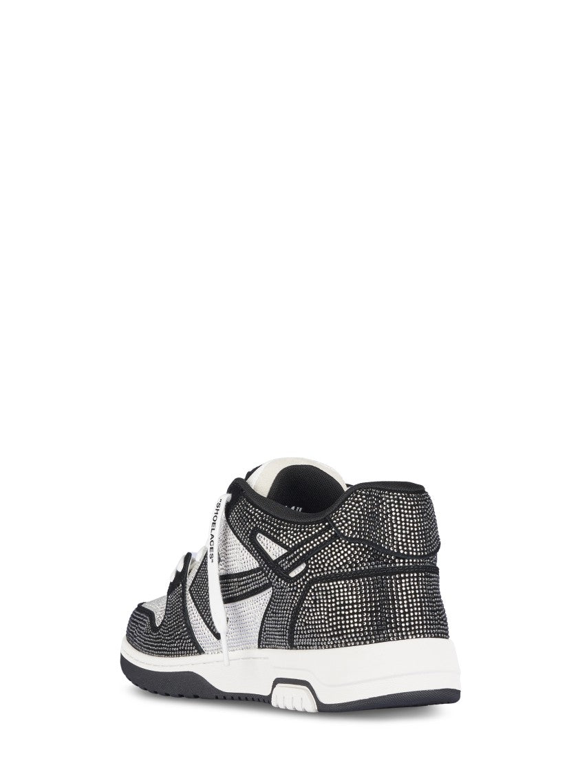 Off-White Low-Top Sneakers With Dotted Pattern And Signature Logo