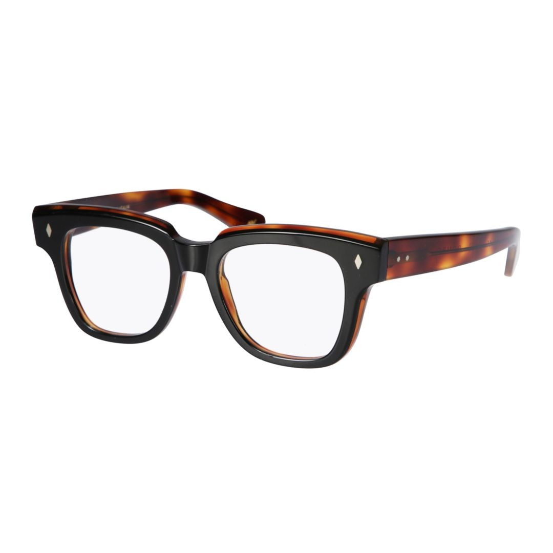 Kador Gold Rombo Tortoiseshell Square Sunglasses